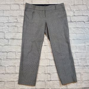 The Limited Basketweave Navy White Crops